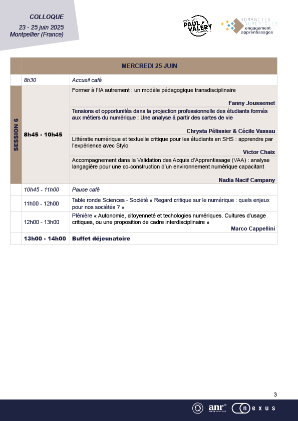 Programme 3/4