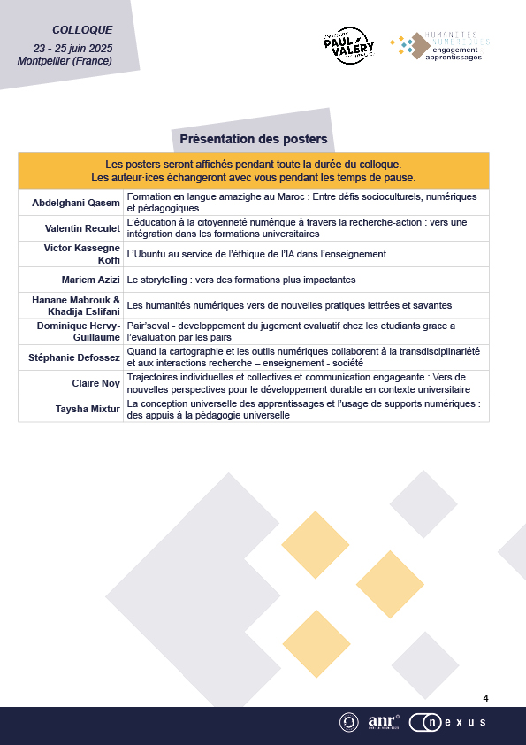 Programme 4/4